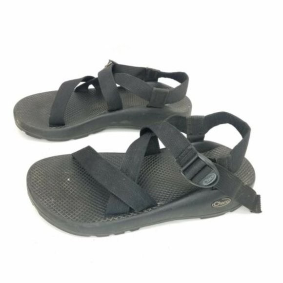 Chaco Z Cloud Black Strappy Sandals Open Toe Water Hiking Shoes Mens Size 11 main image 6